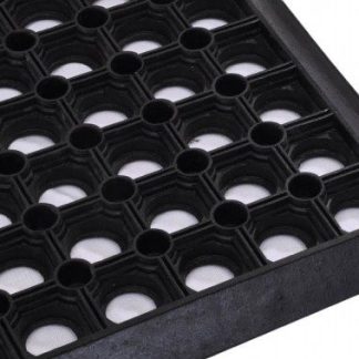 Ringmat, met rand  -   deurmat (R4)      50x80x1,6cm